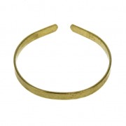 Brass bracelet base to decorate - woman or kid size 5x130 mm  x1|raw }}