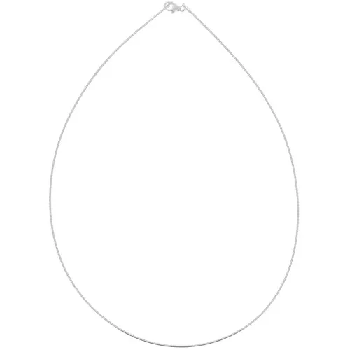 925 Sterling Silver Choker Omega Mesh - 1 mm x42 cm