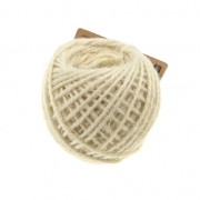 Jute twine 3 mm Cream x 25 m|raw }}