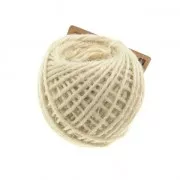 Jute twine 3 mm Cream x 25 m