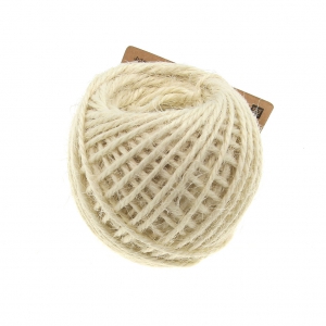 Jute twine 3 mm Cream x 25 m