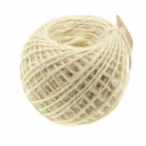 Jute twine 2 mm Cream x 50 m