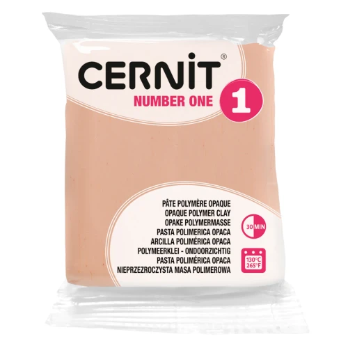 Cernit Number One Opaque Clay - Peach (No. 423) x 56 g