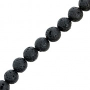Beads Lava Stone round beads 8 mm x10