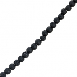 Beads Lava Stone round beads 4 mm x20