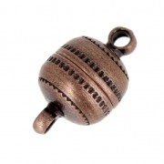 Magnetic clasp 14x8 mm Antique Copper Tone x1|raw }}