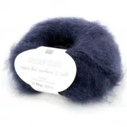 Essentials Super Kid Mohair Love Silk wool Navy Blue (n°024) x25g