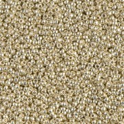 Miyuki Duracoat 15/0 Seed beads 4201 - Galvanized Silver x 100 g