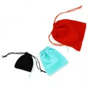 Velvet Pouch for jewel gift 115x150 mm burgundy x1