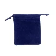Velvet Pouch for jewel gift 70x90 mm Sapphire x1