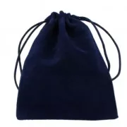 Velvet Pouch for jewel gift 70x90 mm Sapphire x1