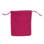 Velvet Pouch for jewel gift 70x90 mm Fuchsia x1