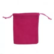 Velvet Pouch for jewel gift 70x90 mm Fuchsia x1
