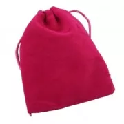 Velvet Pouch for jewel gift 70x90 mm Fuchsia x1