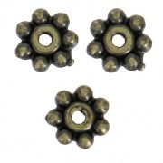 Metal spacer beads 5 mm Bronze Tone x20|raw }}