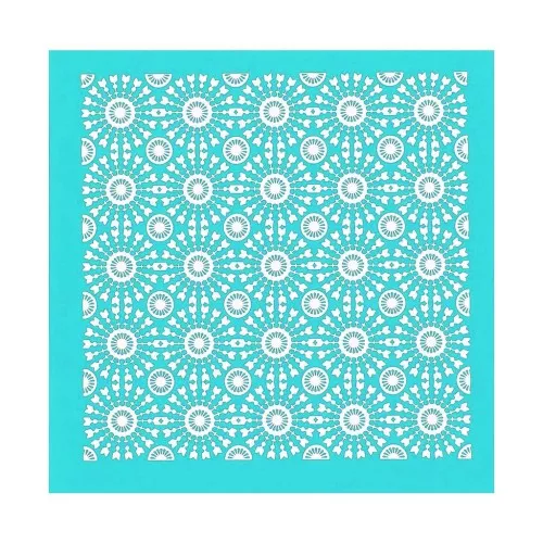 Silk Screen for polymer clay 120x118 mm - It Points to You x1