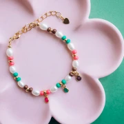 Heishi Spacer/connector rondelle beads 4x1.8 mm Gilded with fine 24K x20