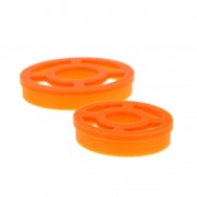 Set of 2 cookie cutters for polymer clay - Oval