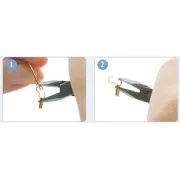 Double Quick Links connector 9.5x2.5 mm Fine silver plating x42