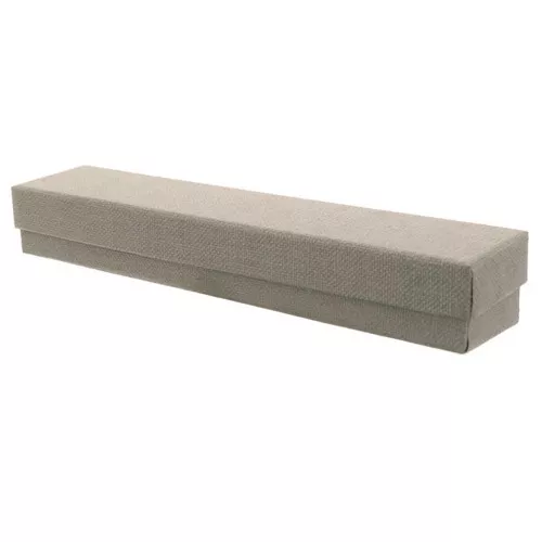 Jewelry ecrin box for a watch or a bracelet 21.5x4x2.5 cm Grey x1