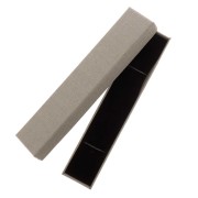 Jewelry ecrin box for a watch or a bracelet 21.5x4x2.5 cm Grey x1
