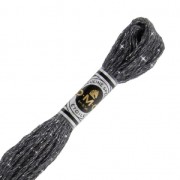 Embroidery Thread DMC Mouliné Etoile 617 Anthracite Grey (C3799) x8m|raw }}
