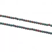 Bead Non-magnetic hematite rounds beads 2 mm Purple Iris Mat x40 cm