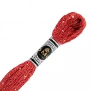 Embroidery Thread DMC Mouliné Etoile 617 Bright Red (C321) x8m