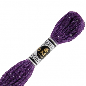 Embroidery Thread DMC Mouliné Etoile 617 Eggplant (C550) x8m