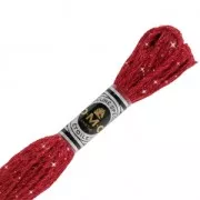 Embroidery Thread DMC Mouliné Etoile 617 Dark Red (C816) x8m