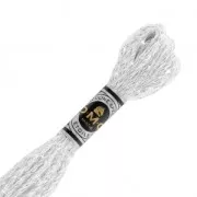 Embroidery Thread DMC Mouliné Etoile 617 White (CBLANC) x8m