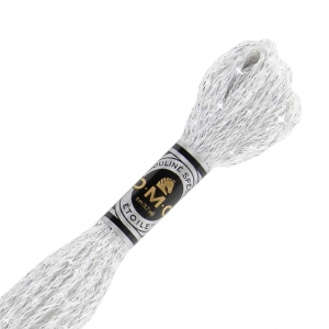 Embroidery Thread DMC Mouliné Etoile 617 White (CBLANC) x8m
