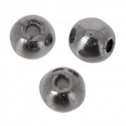 Round glass beads 3 mm Chrome x50|raw }}