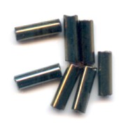 Preciosa Seed Beads, 6.5x2 mm Brown Iris Tubes, 20 g