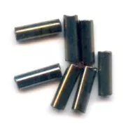 Preciosa Seed Beads, 6.5x2 mm Brown Iris Tubes, 20 g