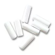 Preciosa Seed Beads, Tubes, 6.5x2 mm - Chalk White Sfinx, 20 g