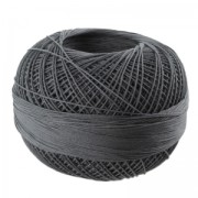 Cotton thread Lizbeth size 80 Charcoal n°606 x168m|raw }}