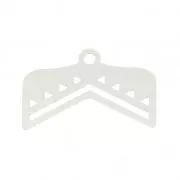 925 Sterling Silver Terminator for bead-weaving designed by Perles & Co 18 mm x1