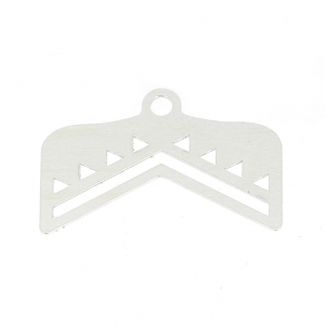 925 Sterling Silver Terminator for bead-weaving designed by Perles & Co 18 mm x1