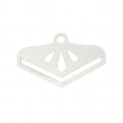 925 Sterling Silver Terminator for bead-weaving designed by Perles & Co 18 mm x1