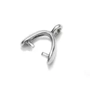 925 Sterling Silver Pendant Holder 10 mm x1