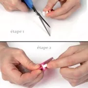 Stamp ruler alphabet for polymer clay x1