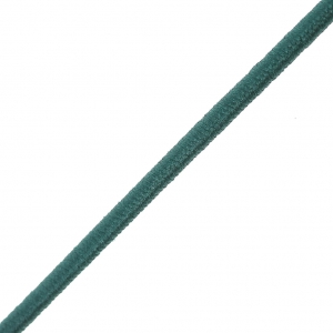 Plain color elastic cord for DIY creations 2 mm Green x 1 m