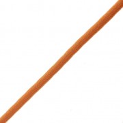 Plain color elastic cord for DIY creations 2 mm Orange x 1 m|raw }}