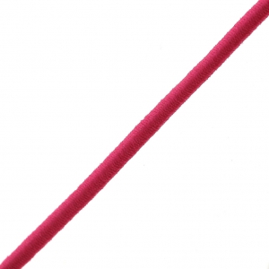 Plain color elastic cord for DIY creations 2 mm Fuchsia x 1 m