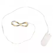 Light garland with 20 micro-LED bulbs to decorate - Transparent x2.2 m