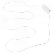 Light garland with 10 micro-LED bulbs to decorate - Transparent x1.2 m