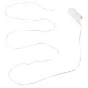 Light garland with 10 micro-LED bulbs to decorate - Transparent x1.2 m