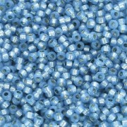 Miyuki Seed beads Duracoat 15/0 4242- Dyed Aqua Silver Lined x8g