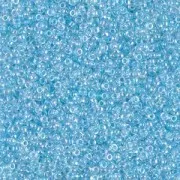 Miyuki Seed beads 15/0 269 - Glacier Blue Lined Crystal AB x8g